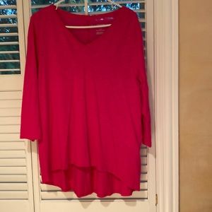 Chicos hot pink tee shirt